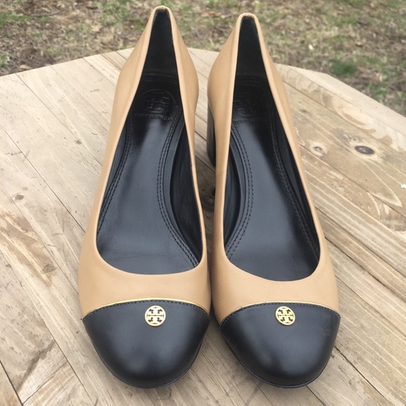 Tory Burch Shoes - Tory Burch 100% Leather tan heels size 7